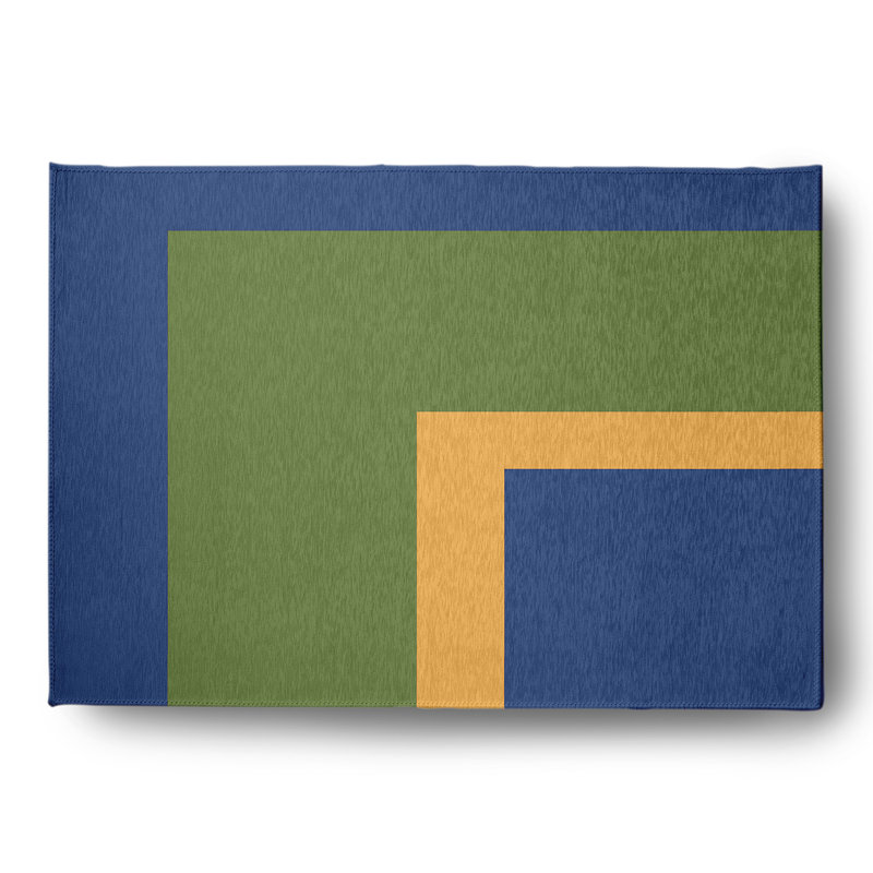 Chenille Geometric Indoor Rug, Rectangle 5' x 7'