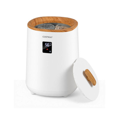 Chauffe-serviettes 18 L pour salle de bain avec affichage DEL Arrêt automatique pour 2 serviettes de 40 po x 70 po