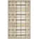Martha Stewart Hand Tufted Wool/Viscose Plaid Rug in Sharkey Gray