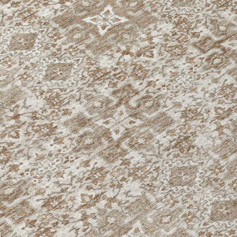 Machine Washable Indoor/Outdoor Chantille ACN2705 Global Rug, 2'3" x 7'6" Runner, Beige