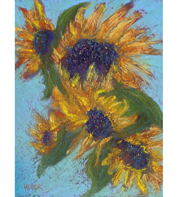 Sunnies No. 1 Print by Dina Gardner, 32" H x 24" W x 1.5" D, Wrapped Canvas