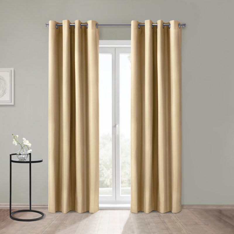 Turnervale Curtain Single Panel, 52" W x 108" L, Navy