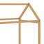 Lit simple en bois