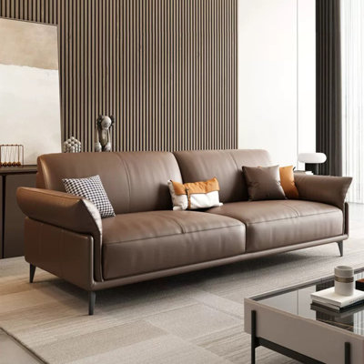 Coussin modulaire en cuir véritable