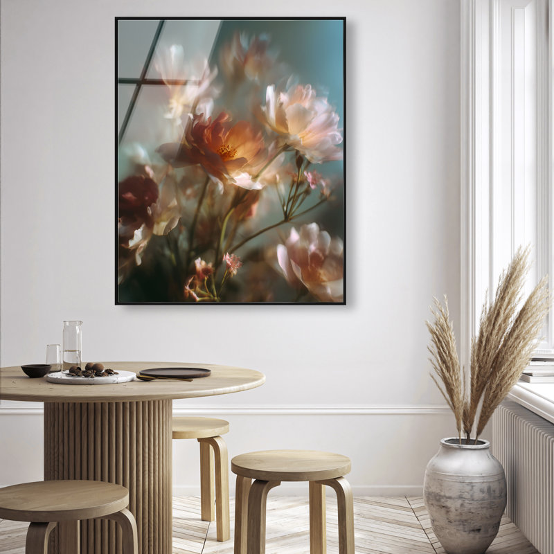 Mystic Meadow Print, 31"H x 25"W, Black Floater Frame