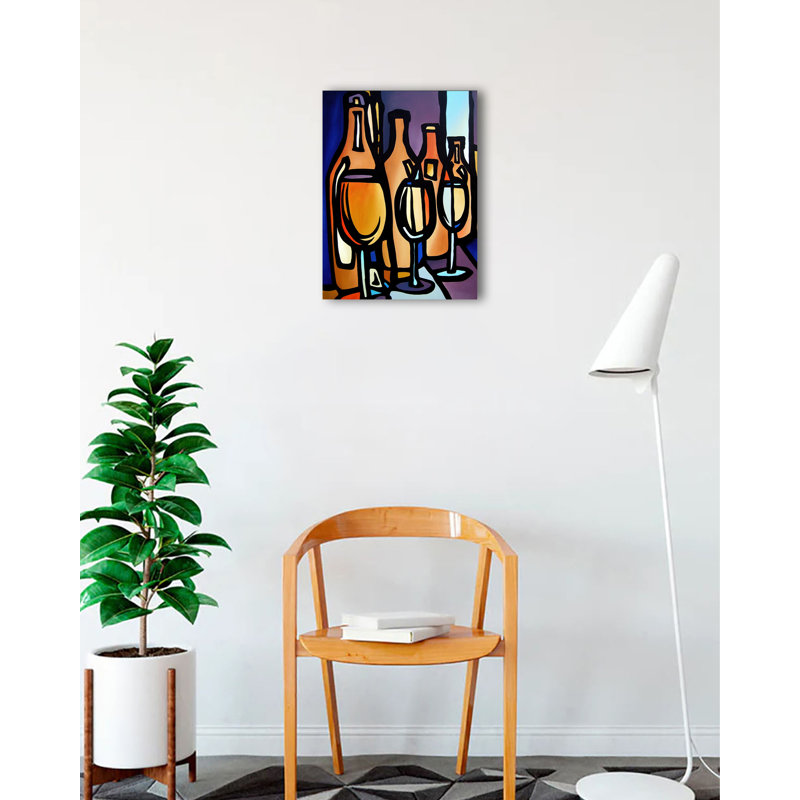 «Line Up», impression sur toile tendue, H 24 po x l 18 po x P 1,5 po