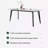 Modern Simple Rock Plate Dining Table Sets 4 - Person Four Leg Dining Set-101112178