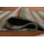 Tapis indien rayé en laine de style Gabbeh 5 x 10