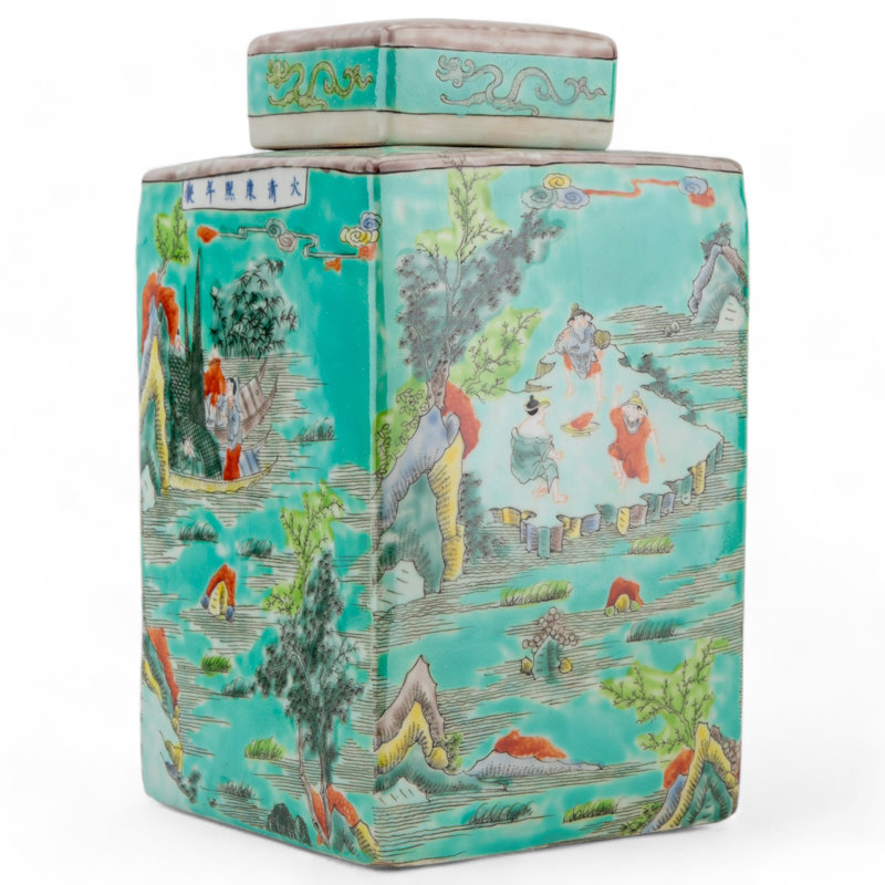 Handmade Porcelain Tea Jar