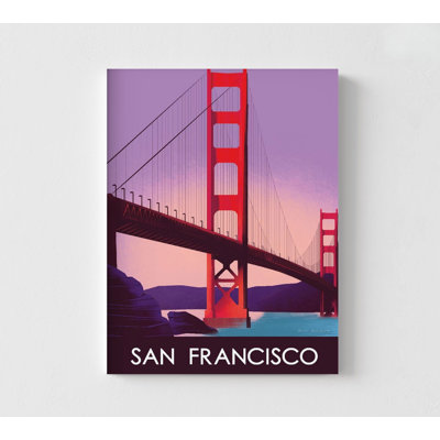 Framed San Francisco Poster Print, California Poster Art Print, California Wall Art, Travel Poster Art, Oversized Wall Art, Framed Wall Art