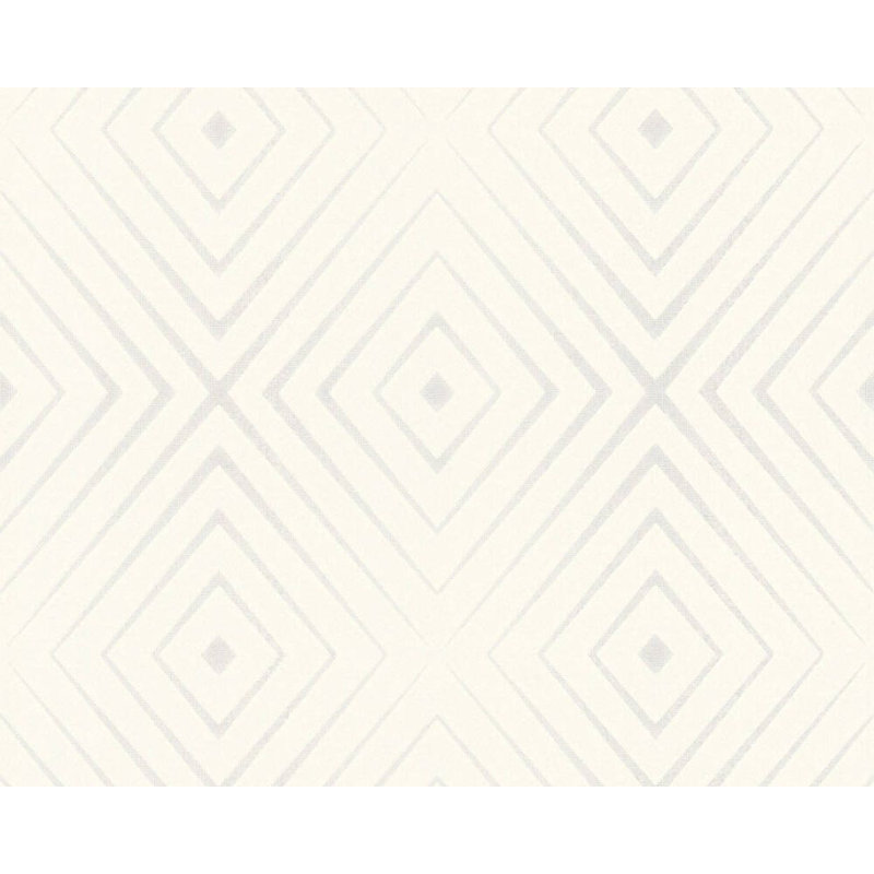 Breahanna Abstract Double Roll, Beige Cream Silver