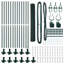 Vidaxl Fence With Posts PVC-Coated Steel-116797849-116797859