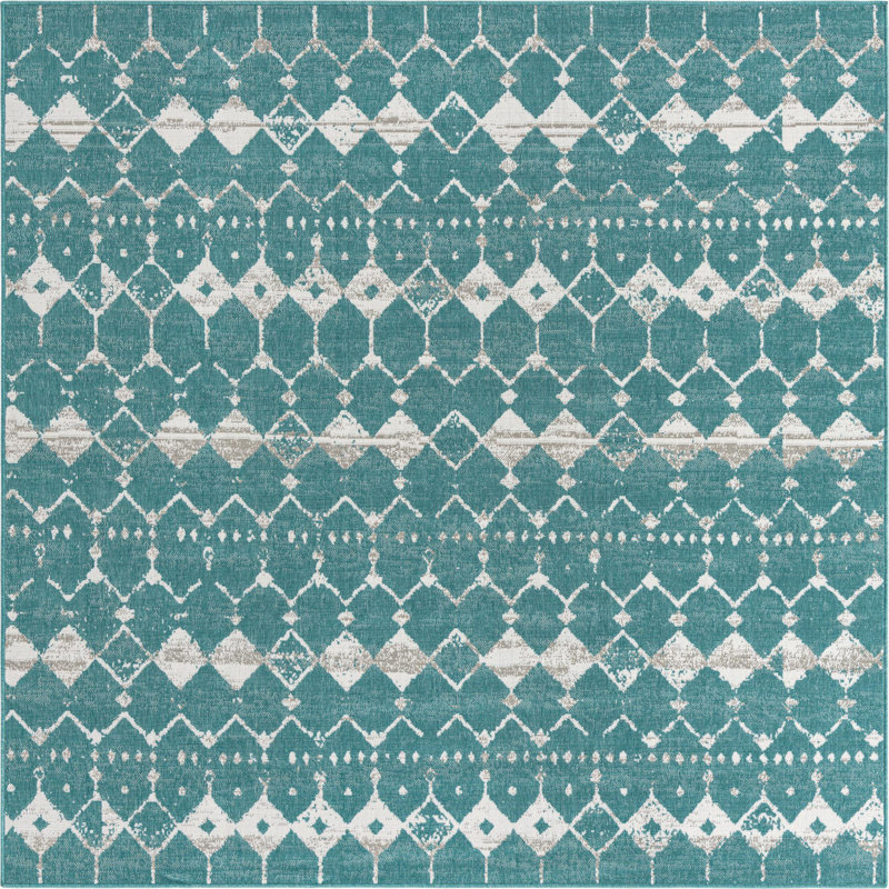 Outdoor Preen Area Rug Tidal Color, Square 7'10"