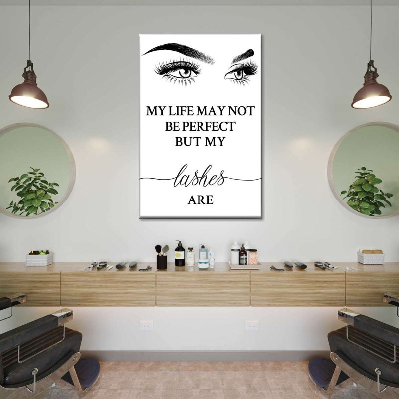 Impression sur toile de Perfect Lash, H 48 po x l 32 po x P 1,25 po