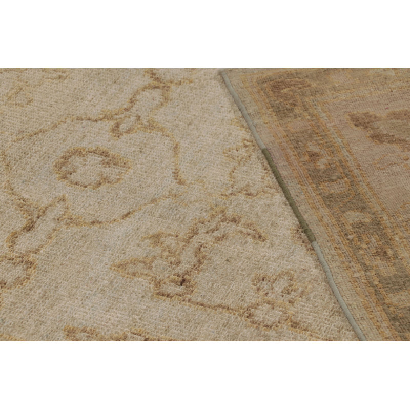 Rug & Kilim’S Modern Runner Rug In Traditional Dual-Toned Floral Pattern