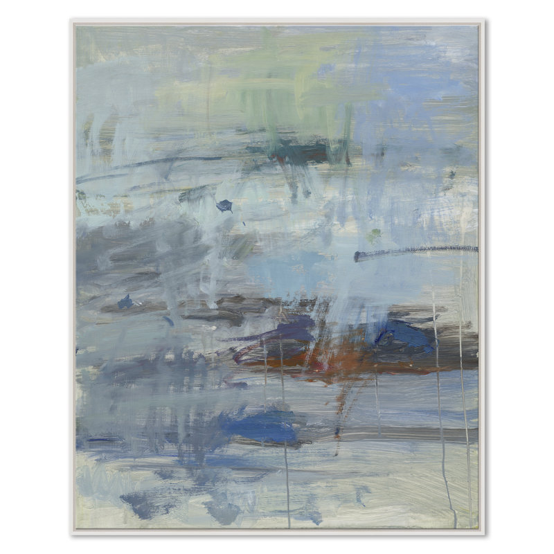 Blue Turner Giclee On Canvas, White