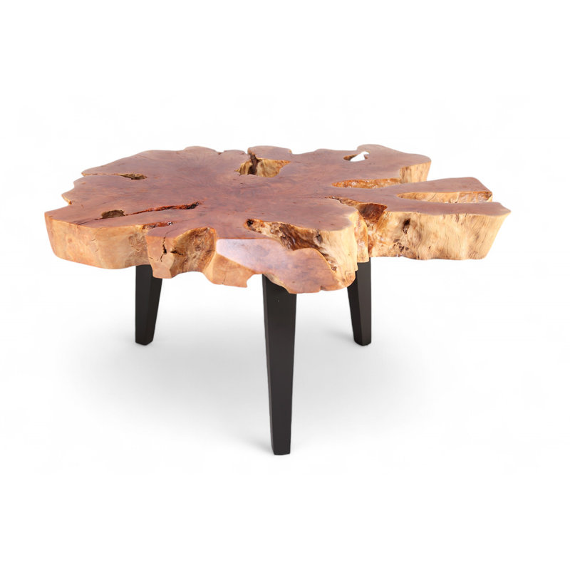 Solid Wood Top Coffee Table