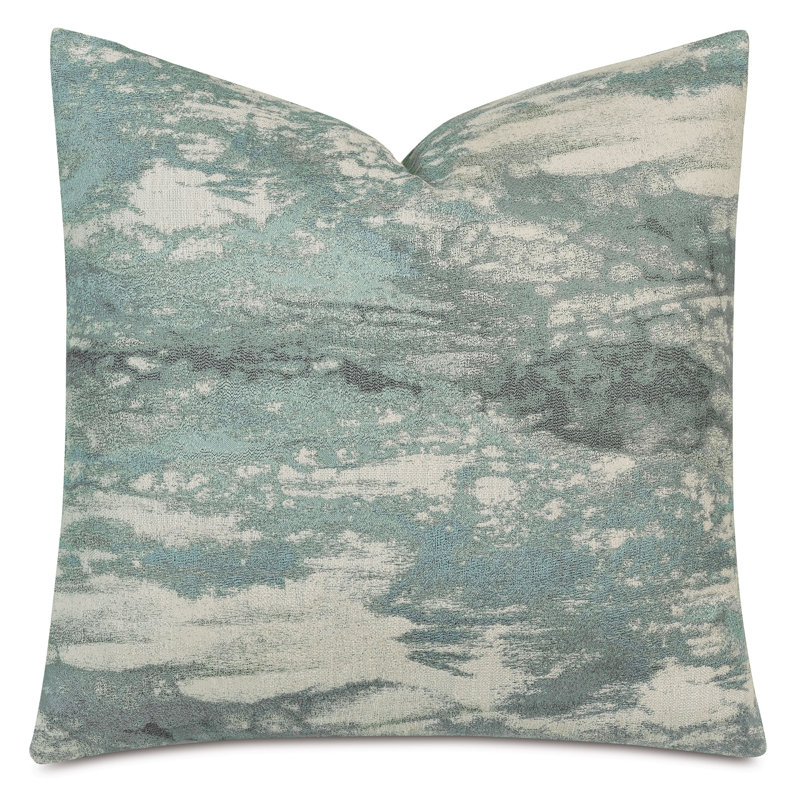 Boutique Abstract Reversible Throw Pillow, Spa