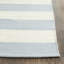 Tapis rayé bleu ciel / ivoire Brookvale-23569526