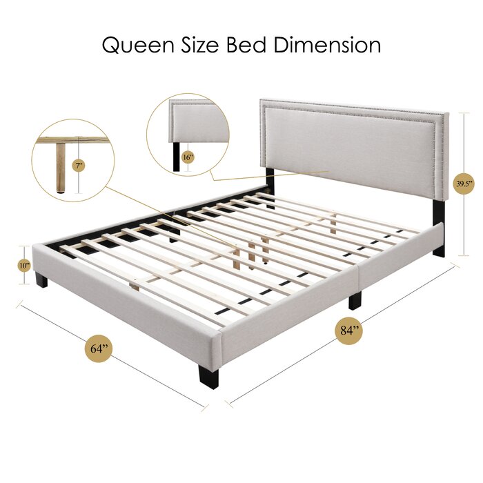 Etta Avenue™ Isabela Upholstered Platform Bed & Reviews | Wayfair