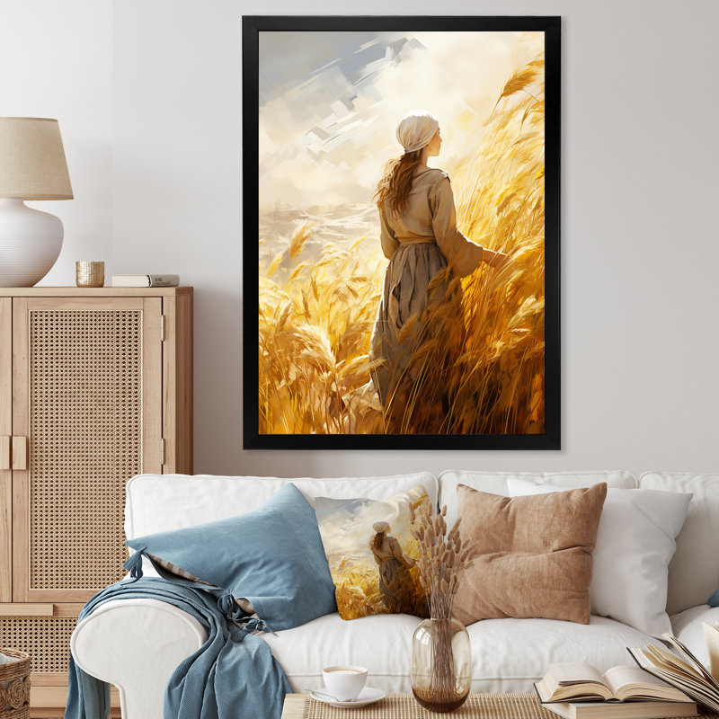 Impression de toile sur toile, H 32 po x l 16 po x P 1 po, Cadre simple noir