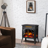 R.W.FLAME 23.5''W 500W/1500W Electric Fireplace Stove With Remote Control