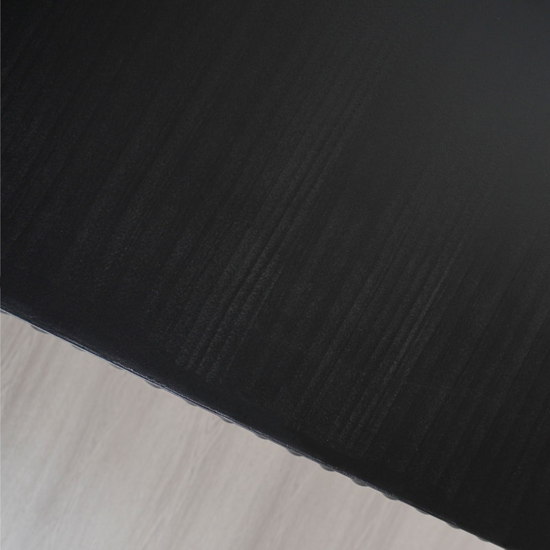 Console 59 "en bois noir avec perles en bois