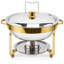 4.5L Stainless Steel Chafing Dish Buffet Set,  Food Warmers Buffet Server for Parties, Home, Gatherings