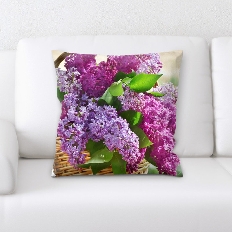 Coussin lilas