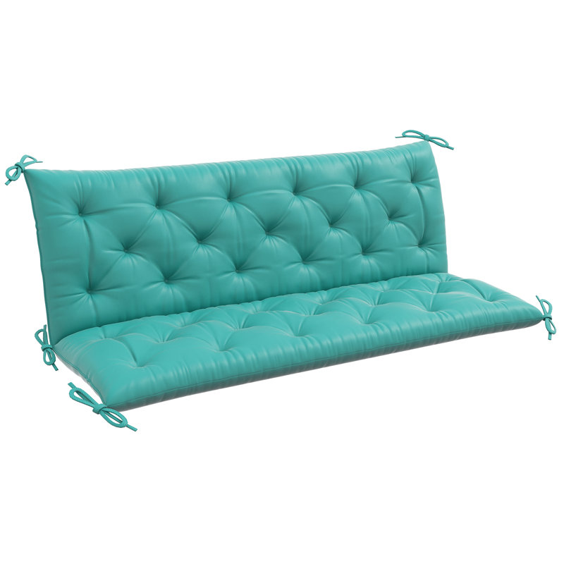Coussins de remplacement pour balancelle 3 places, Bleu