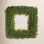 Tea Leaf Boxwood Square Wreath