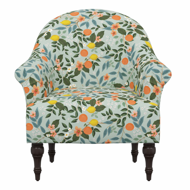 Josephine Chair, Rpc Citrus Grove Mint Linen