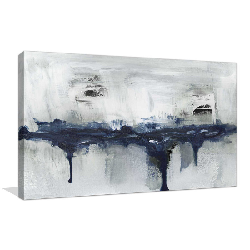 Indyscape I - Peinture, L 30 po x H 18 po, Toile tendue