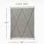 Jeté 100% coton tissé à la main de couleur unie Sierra-1337659170