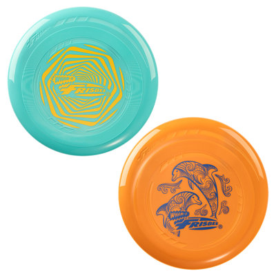 Wham-O Frisbee Go 2 Pack Flying Disc, 9 Inch Lightweight Toy Set