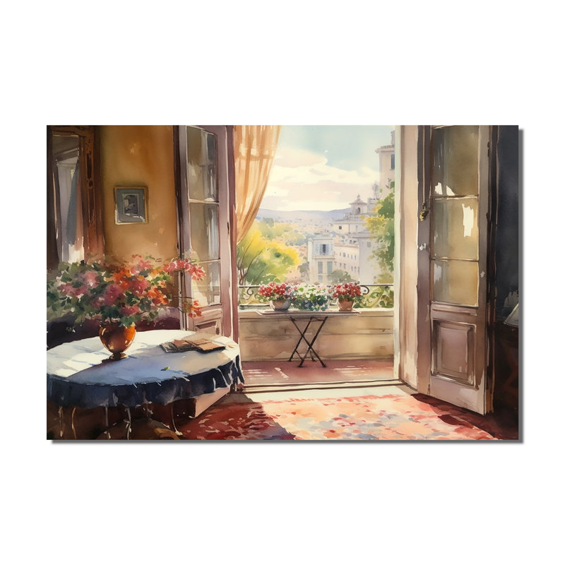 «Beautiful View In To Rome», Italie, art mural paysage