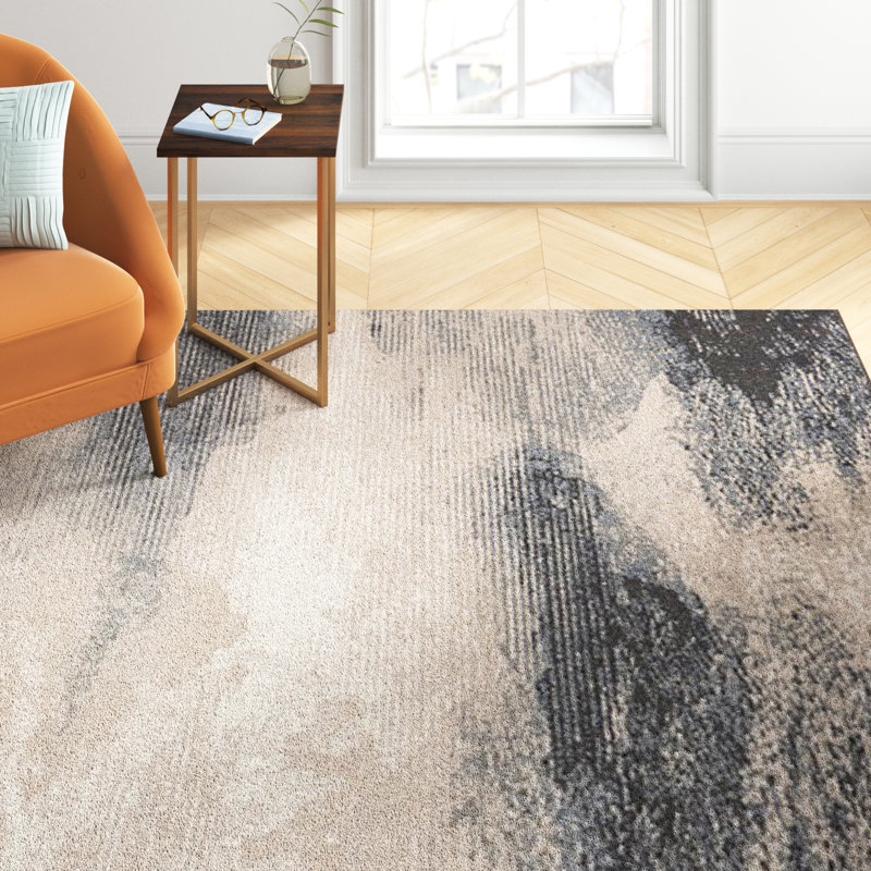 Abstract Indoor Rug, Rectangle 7'10" x 10'6"