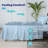 Martex Brrr Solid King Soft Blue Sheet Set-120251703-120251704