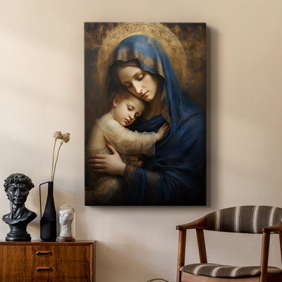 Série Religious XCV III - Toile tendue avec châssis Premium - Prêt à être accroché