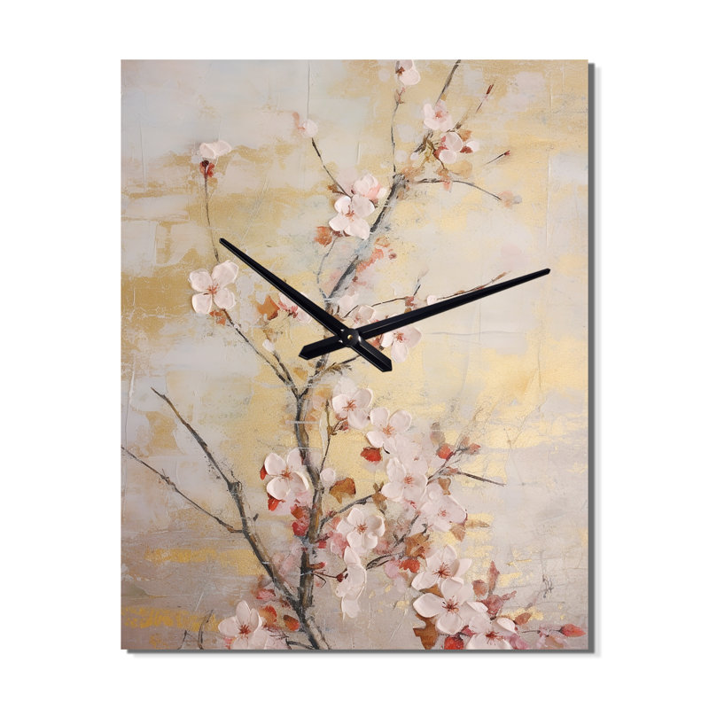 Horloge murale Apple Blossom Harmony III, Médium