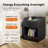 Nightstand Hidden Drawer with Hidden Compartment, Charging Station and AC Outlets USB Ports-108897070