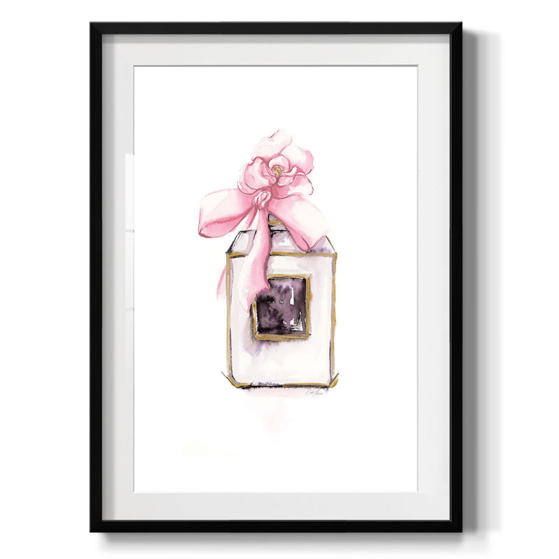 Eau de toilette - Imprimé encadré, H 28,5 po x l 20,5 po, Noir