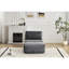 Chaise longue simple en velours côtelé avec mousse à mémoire de forme, idéale pour le salon et les animaux de compagnie. Mobile et facile à assembler, elle est disponible en gris avec un rembourrage haute résilience et un design moderne inspiré des jeux vidéo.