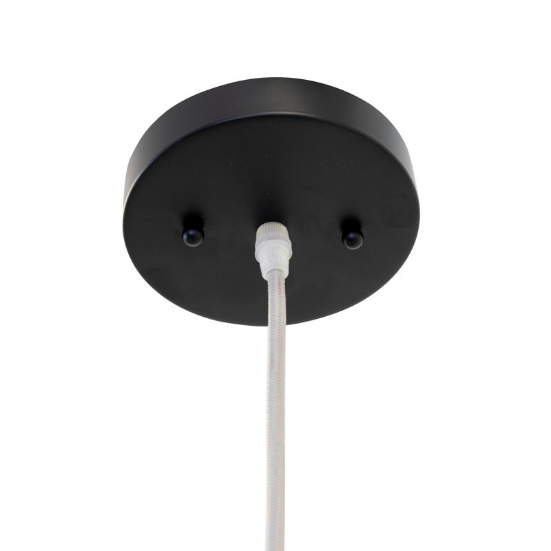 Way Wick 1 - Light Single Pendant, Black
