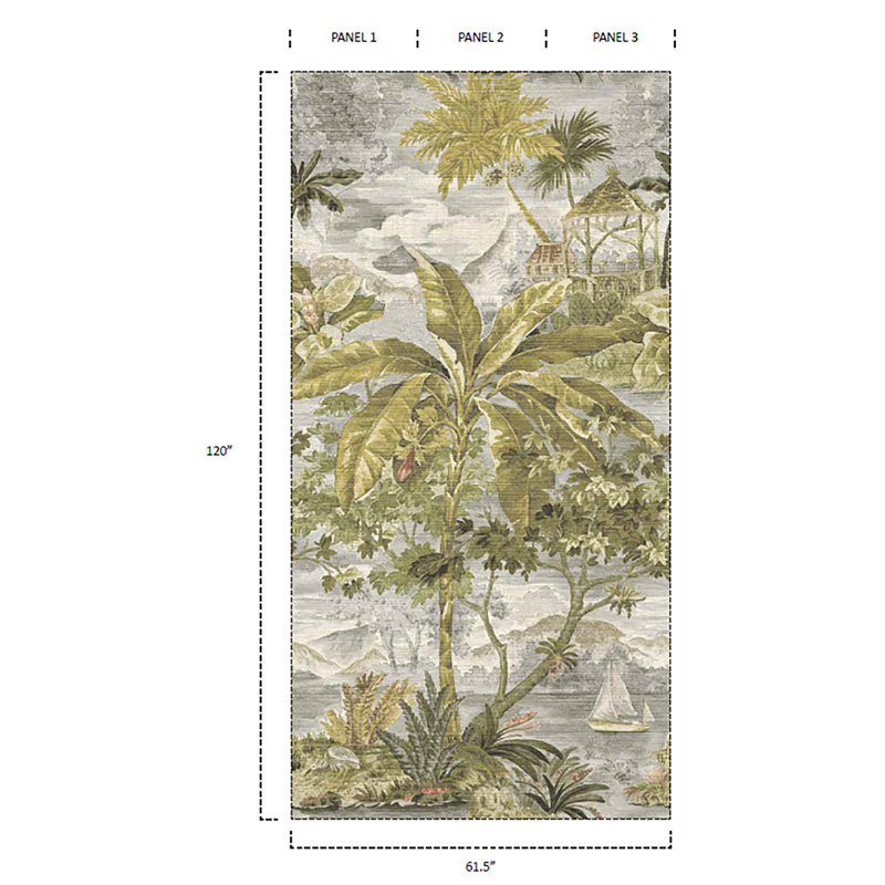 Belle Isle Mural Peel And Stick Wallpaper