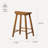 Maven Lane Luna Backless Wooden Kitchen Stool-92610972-120617271-93051216