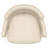 Contemporary Faux Leather & Metal 26" Counter Stool with Swivel, Set of 2 - Vintage Ivory & Aged Gold-1567820650