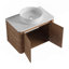 Wall-Mounted Bathroom Vanity With Ceramic-1519310939