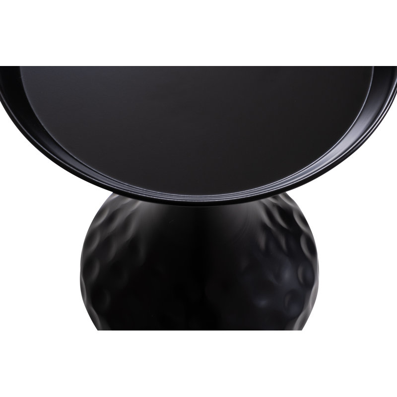 Cassoday Side Glamour Coffee Table with Decorative Accents on Base