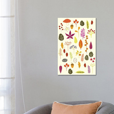 Autumn Nature Bits by Nic Squirrell - Wrapped Canvas Gallery-Wrapped Canvas Giclée